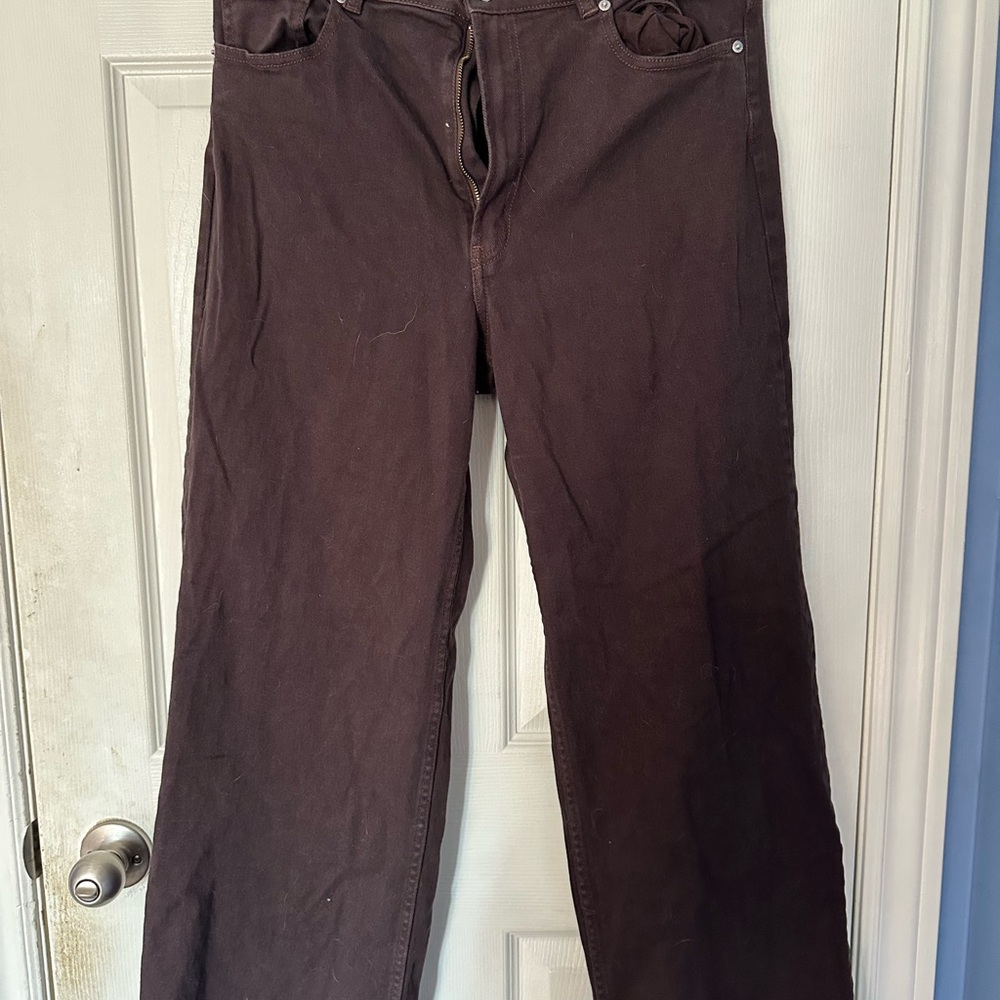 Brown Denim Jeans
